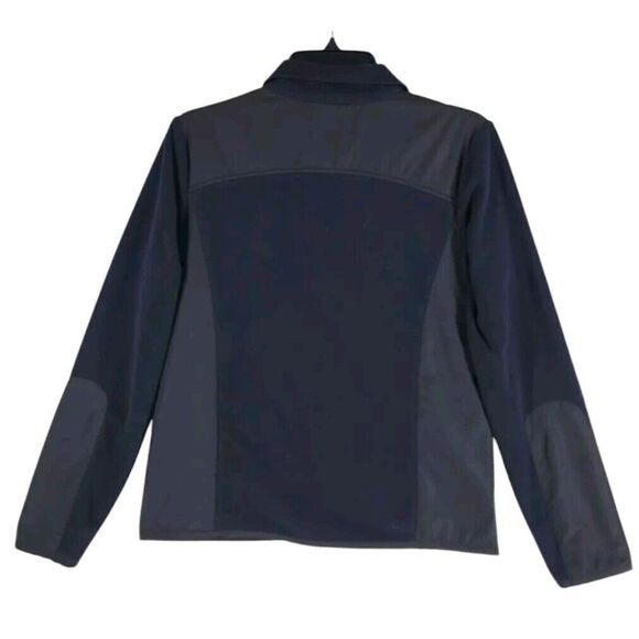 Athleta Jacket Coat Women M Blue Black Fleece Full Zip Gorpcore Outdoor - Picture 7 of 10